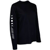 Santa Cruz Phase Dot Womens Long Sleeve T Shirt - Black