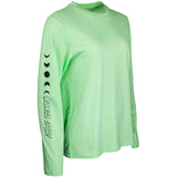 Santa Cruz Phase Dot Womens Long Sleeve T Shirt - Fresh Lime
