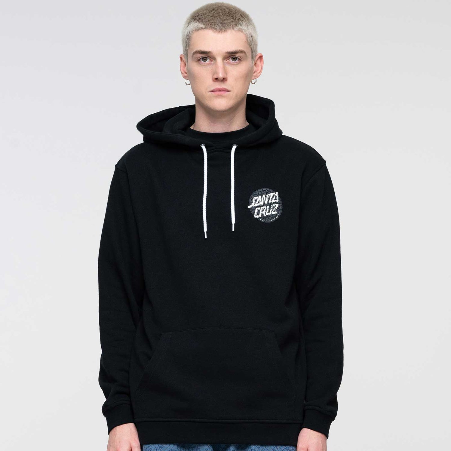 Santa Cruz Alive Dot Hoodie - Black