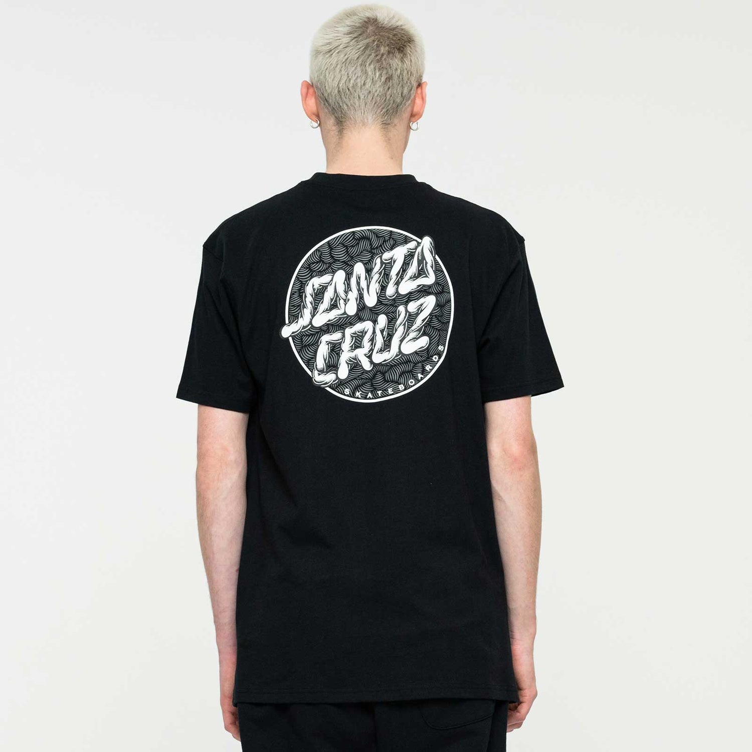Santa Cruz Alive Dot T Shirt - Black