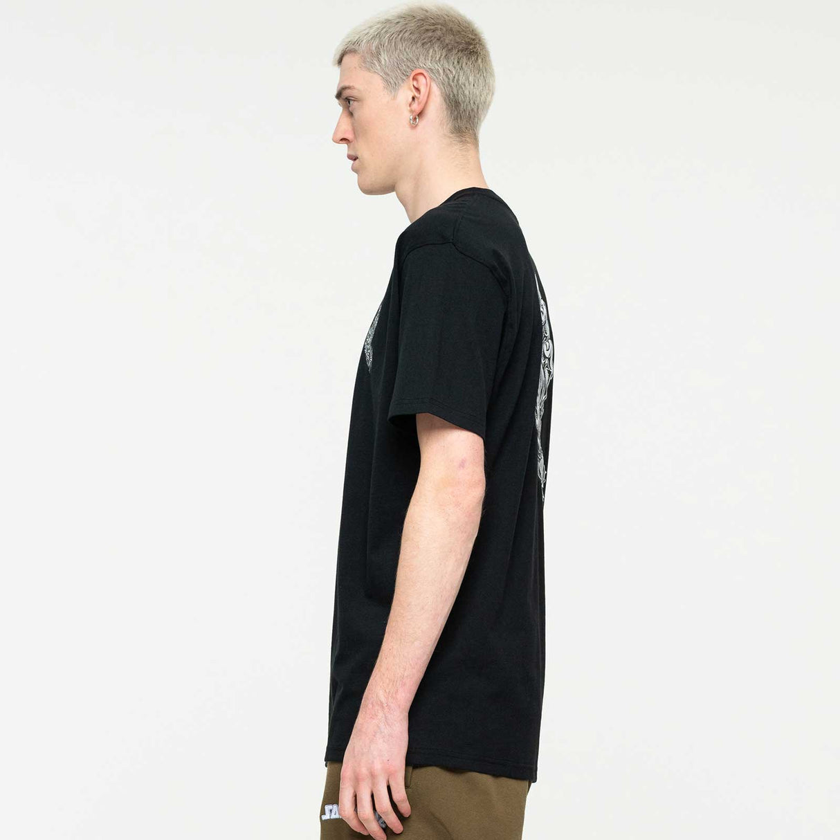 Santa Cruz Alive Hand T Shirt - Black
