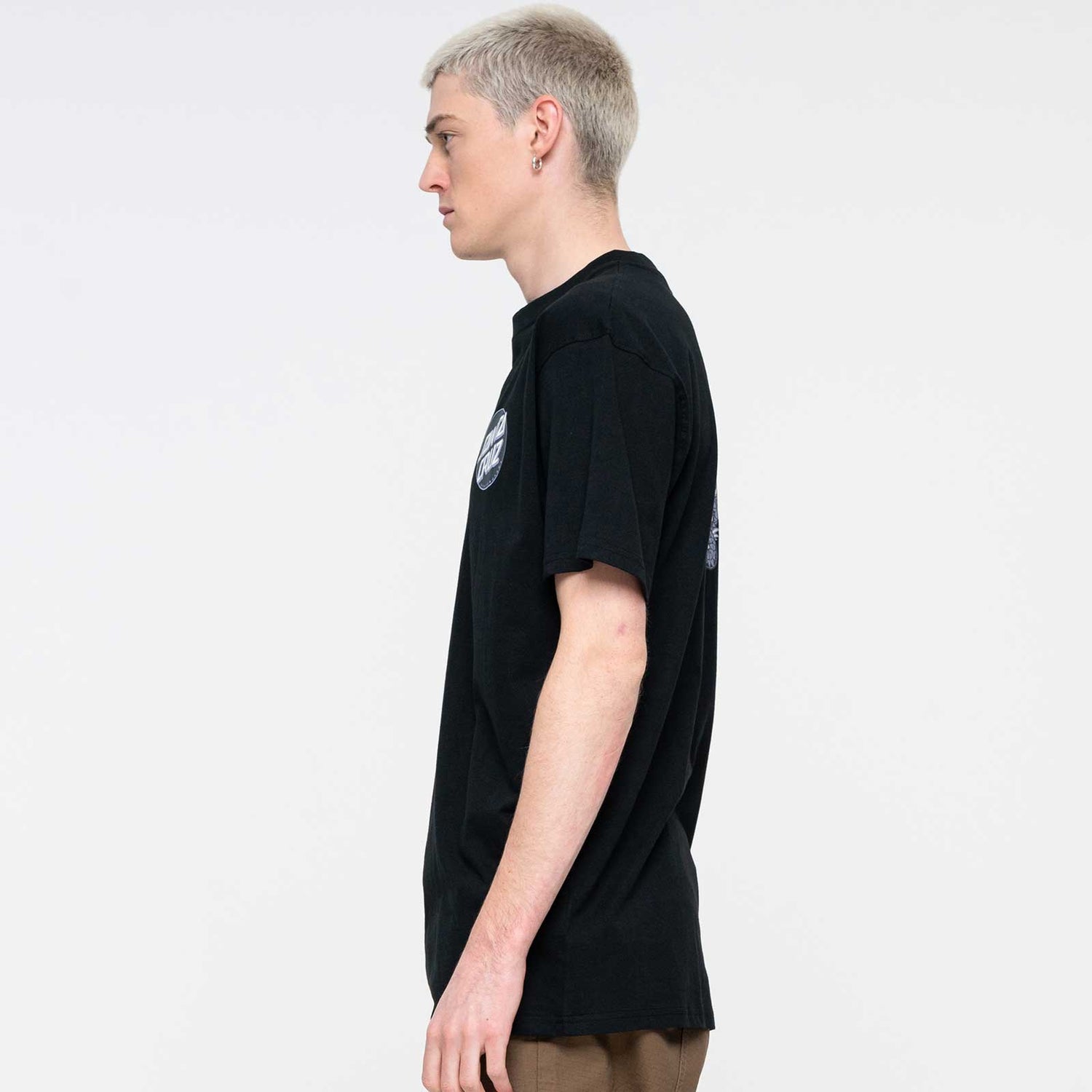 Santa Cruz Botanic Skull T Shirt - Black