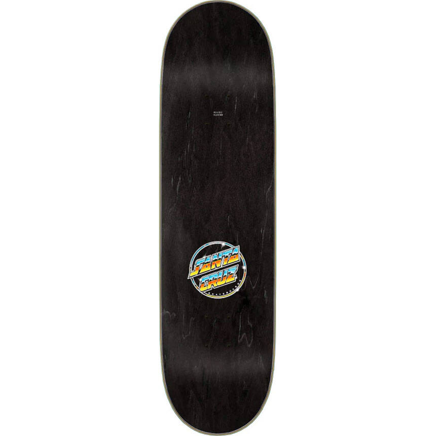 Santa Cruz Chrome Dot Everslick Skateboard Deck - Flame 8.5"