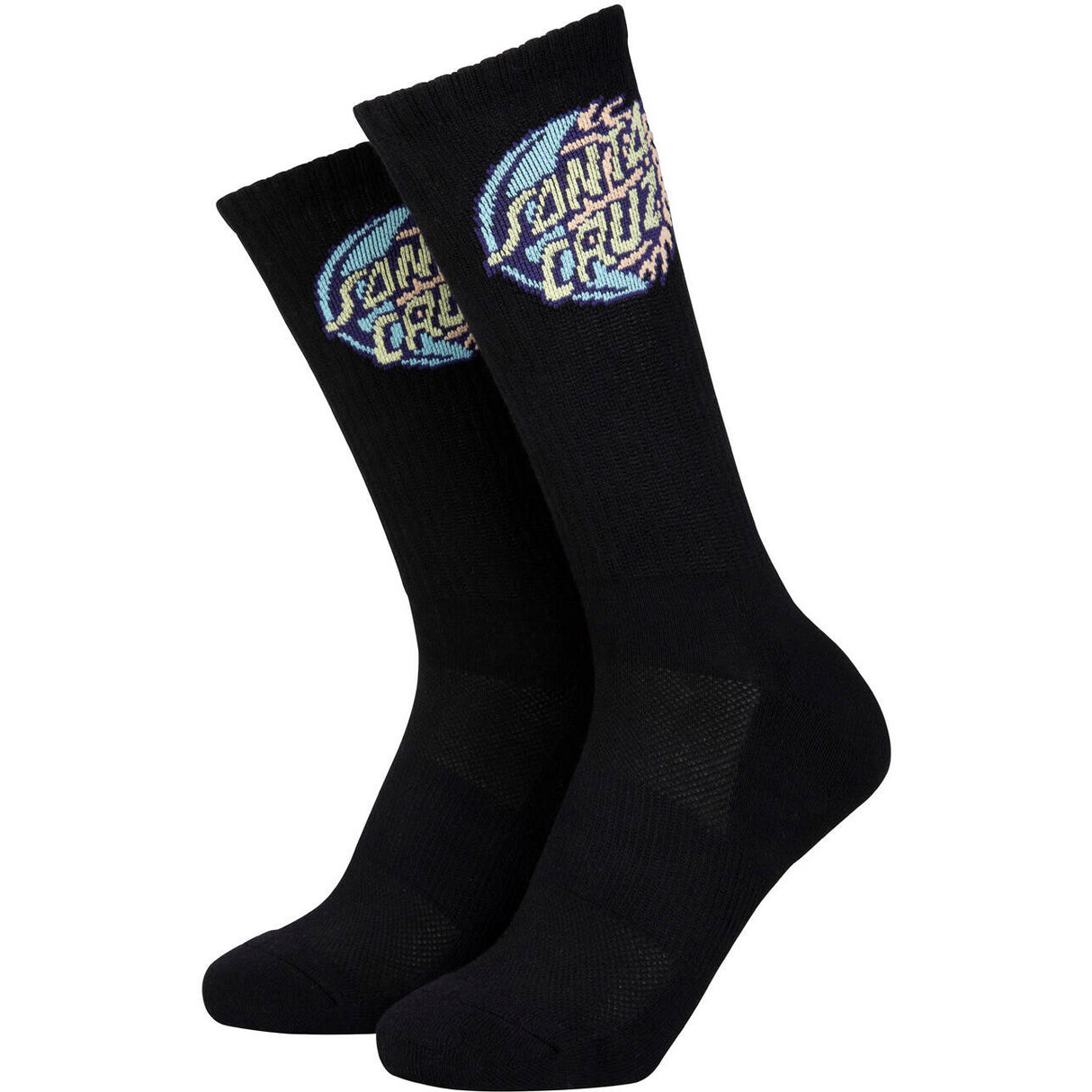 Santa Cruz Eclipse Dot Socks - Black