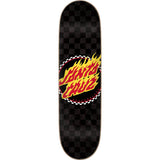 Santa Cruz Flame Dot Check Birch Skateboard Deck - 8.5"