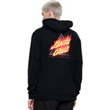 Santa Cruz Flamed Not a Dot Hoodie - Black