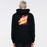 Santa Cruz Flamed Not a Dot Hoodie - Black