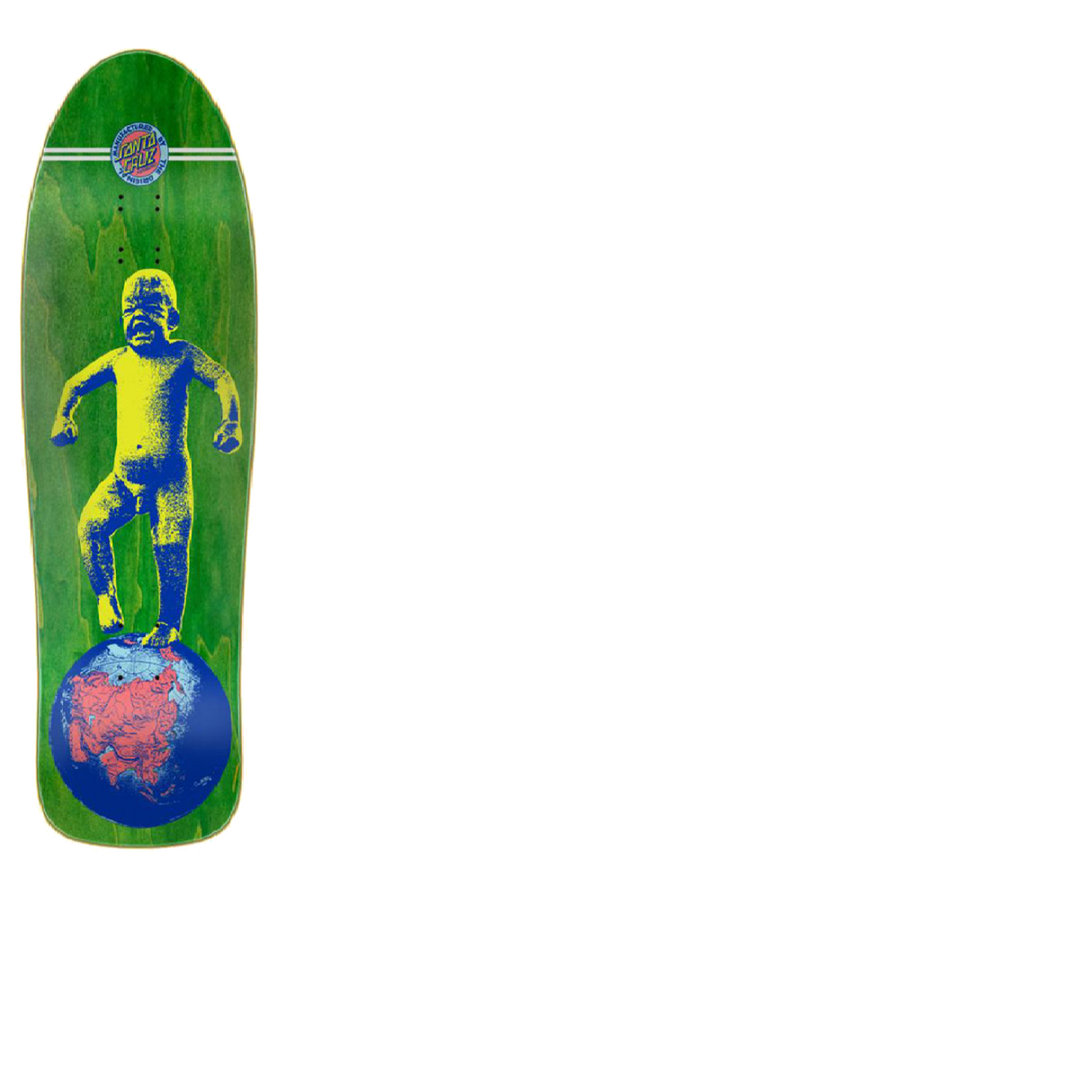 Santa Cruz Salba Baby Stomper Reissue Skateboard Deck - 10.09"