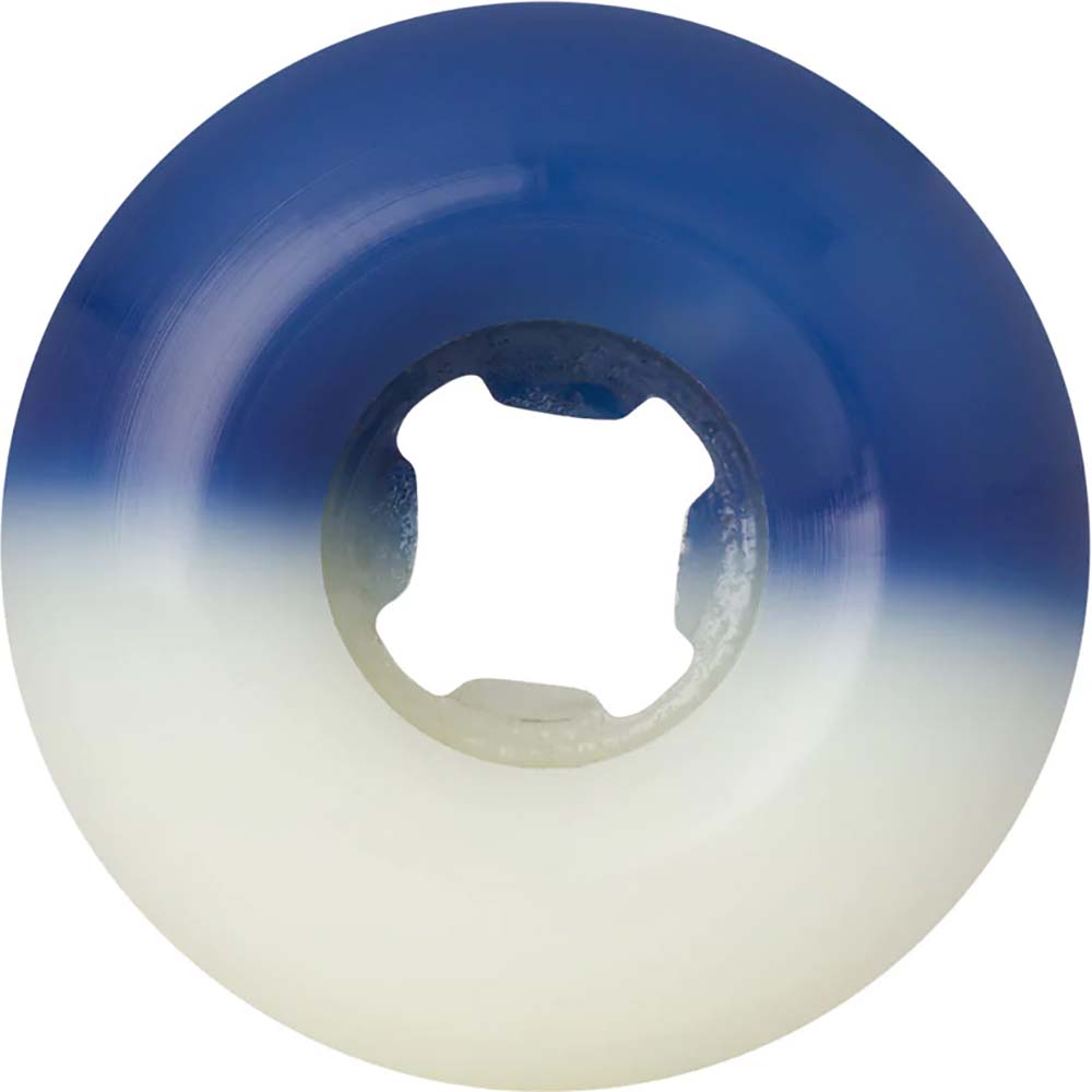 Santa Cruz Slime Balls Hairballs 50-50 95a Skateboard Wheels - Blue 53mm