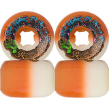 Santa Cruz Slime Balls Hairballs 50-50 95a Skateboard Wheels - Orange 56mm