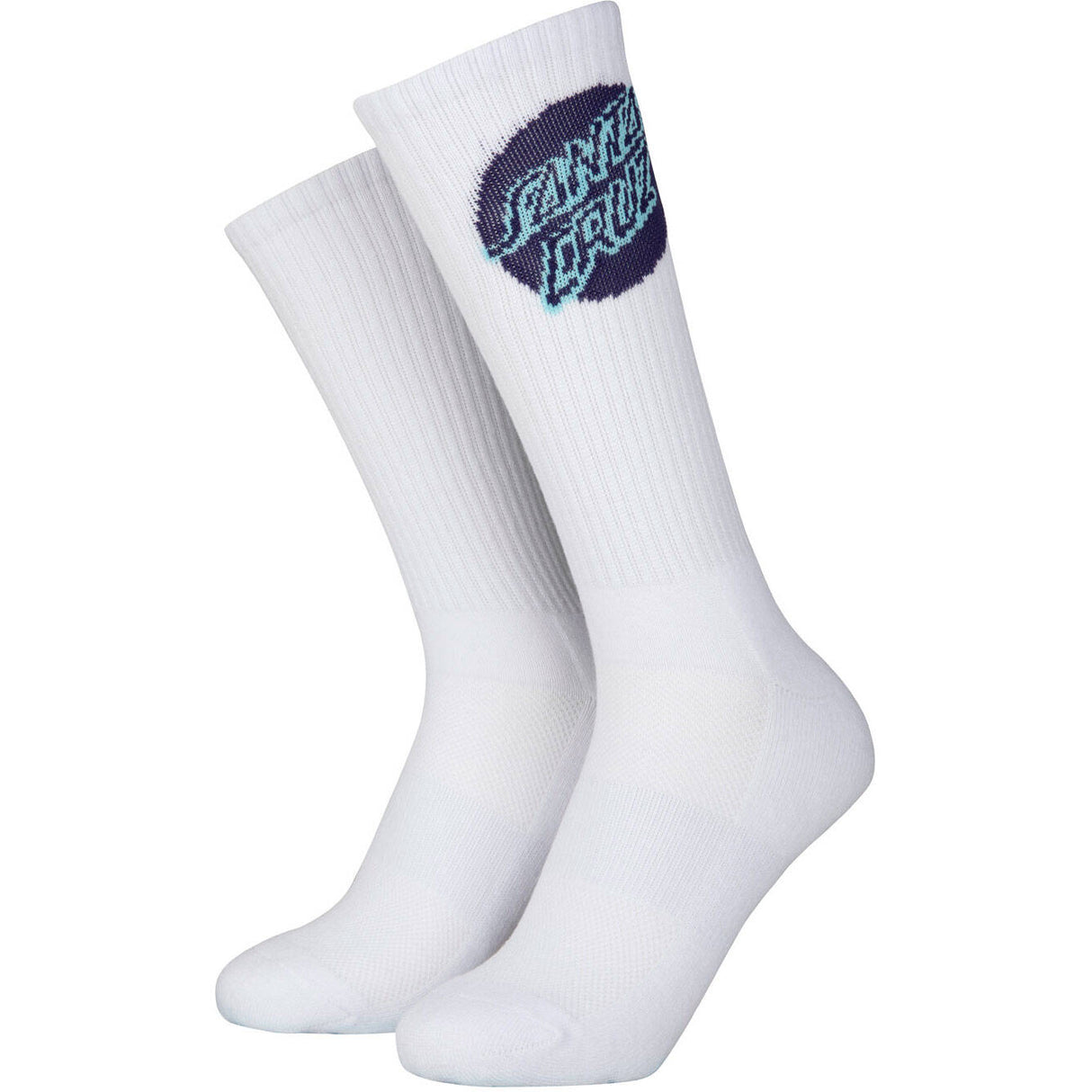 Santa Cruz Shadowless Dot Socks - White