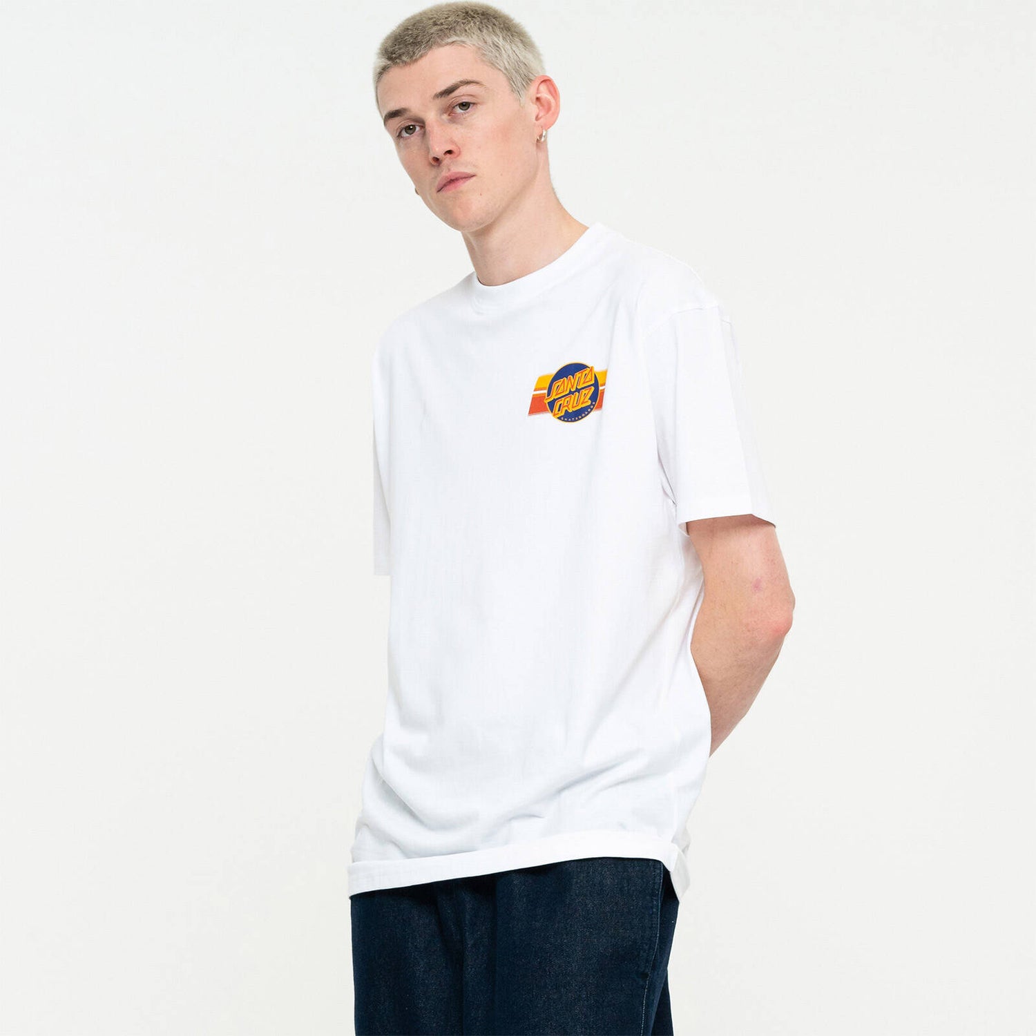 Santa Cruz Shark Trip T Shirt - White