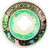 Santa Cruz Slime Balls Saucers Skateboard Wheels - White 55mm
