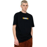 Santa Cruz Sundown Ray Strip T Shirt - Black