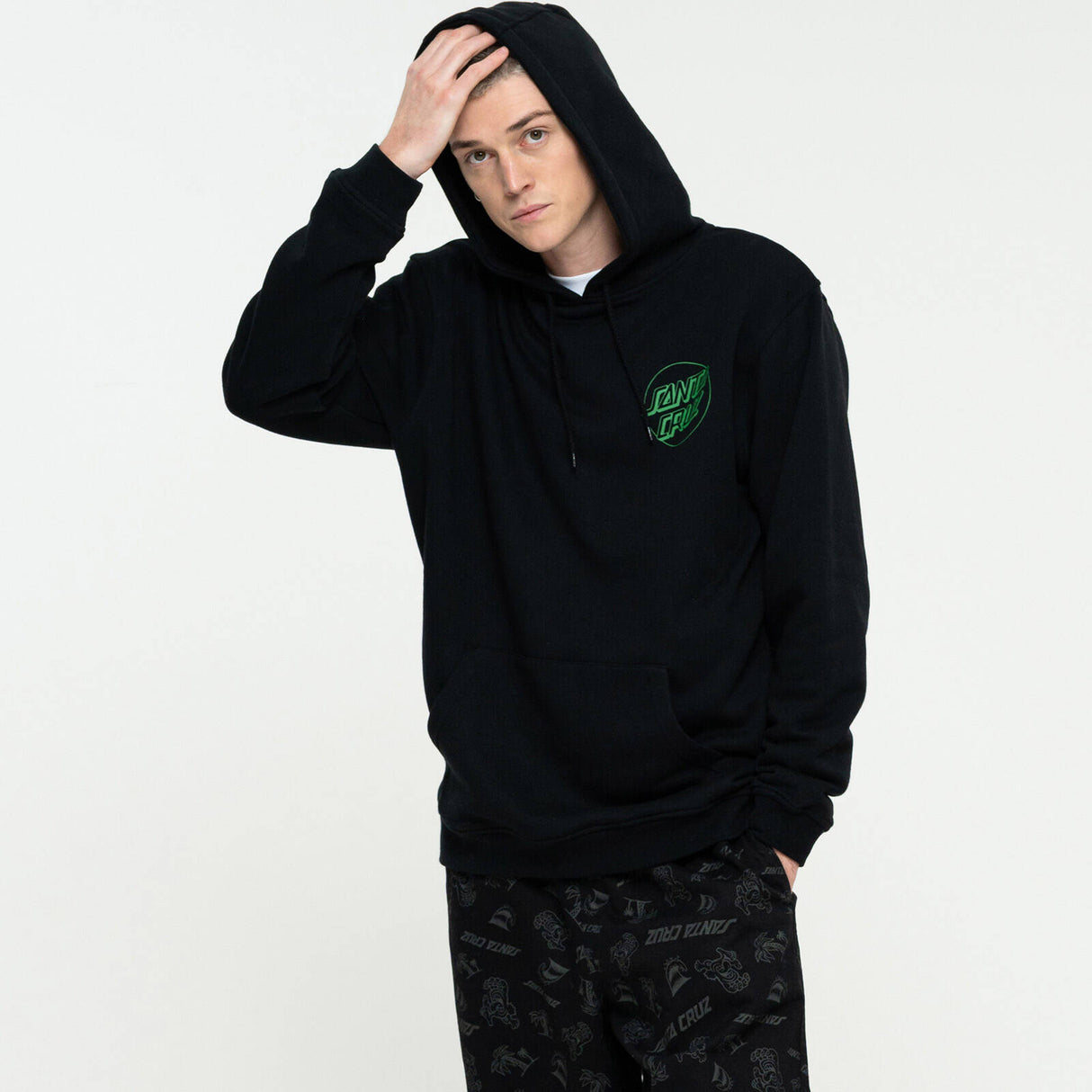 Santa Cruz Venn Dot Hoodie - Black