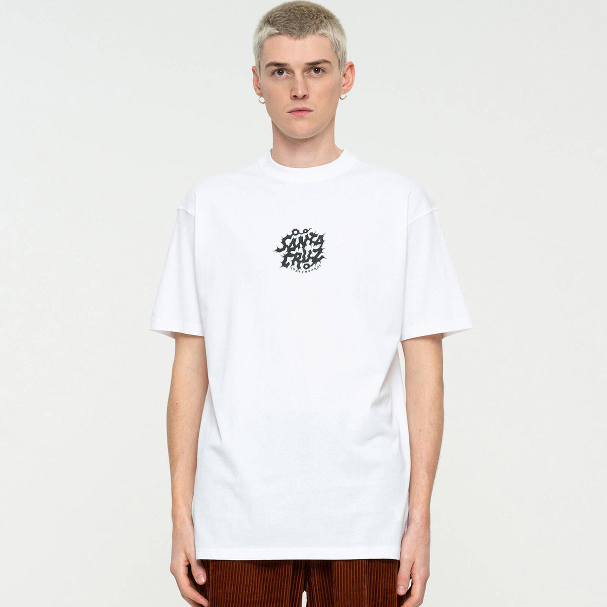 Santa Cruz Wooten Crest T Shirt - White