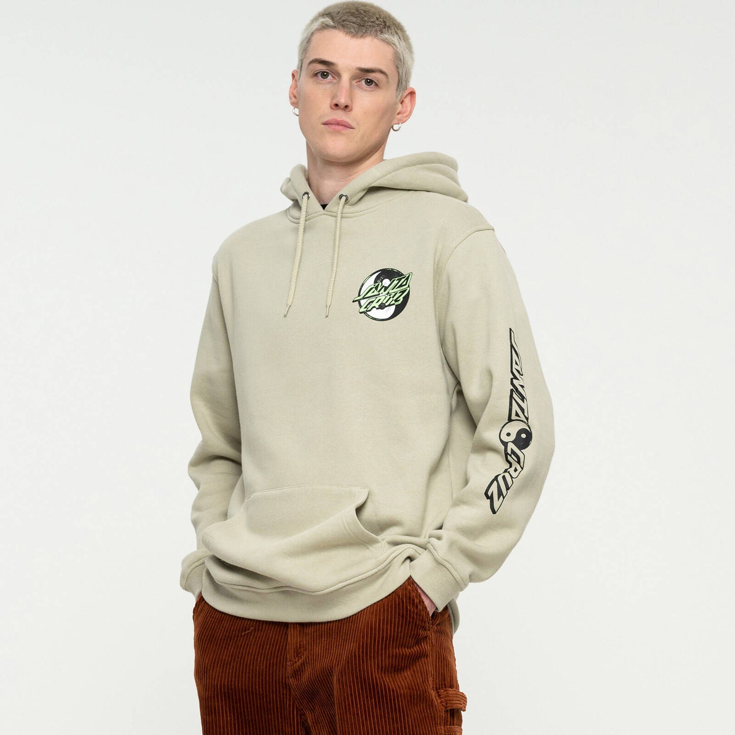 Santa Cruz Yin Yang Hoodie - Nickel