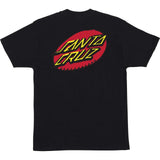 Santa Cruz Creep Dot T Shirt - Black