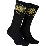 Santa Cruz Dissected Dot Socks - Black