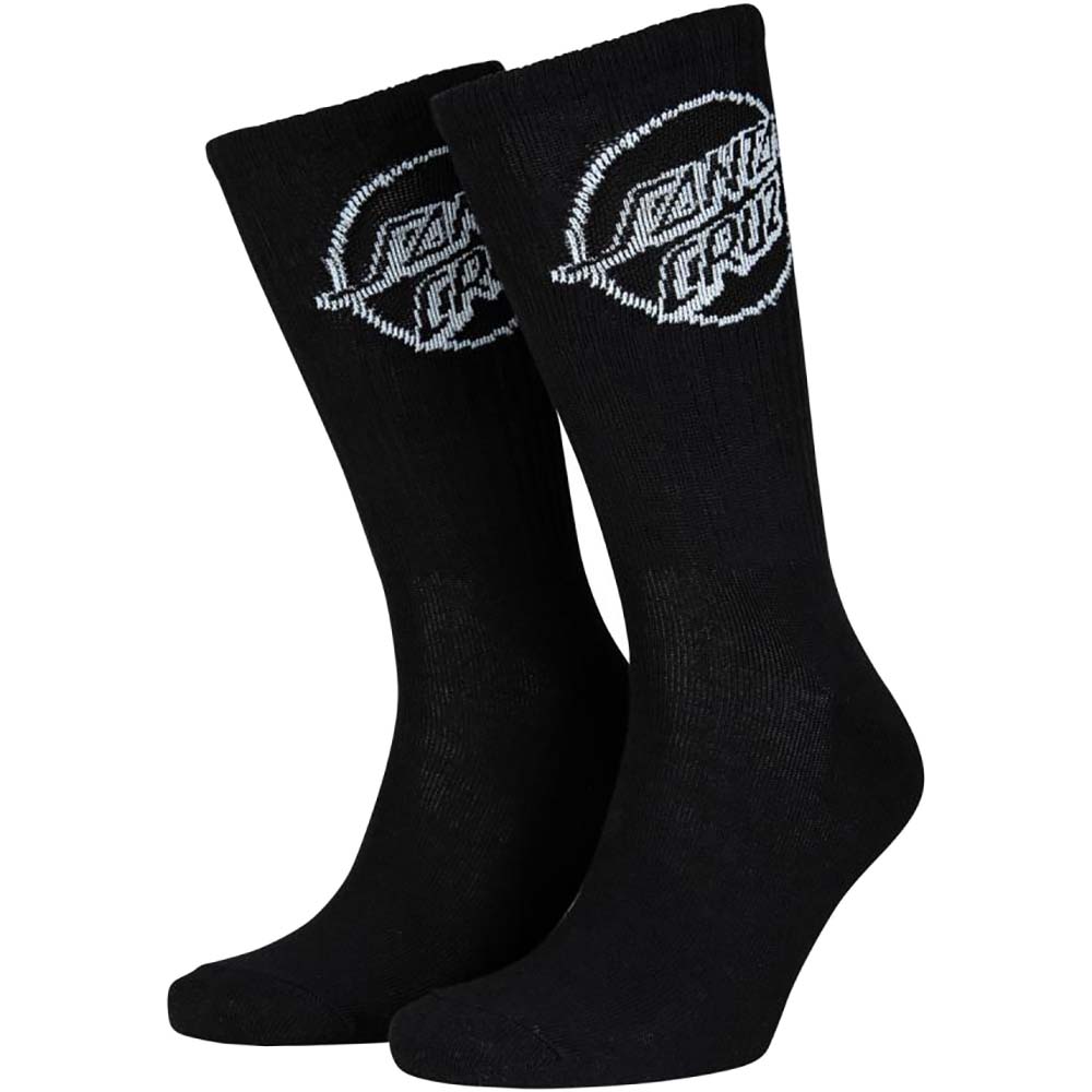 Santa Cruz Dissected Dot Socks - Black