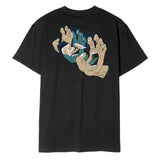 Santa Cruz Dissect Hand T Shirt - Black
