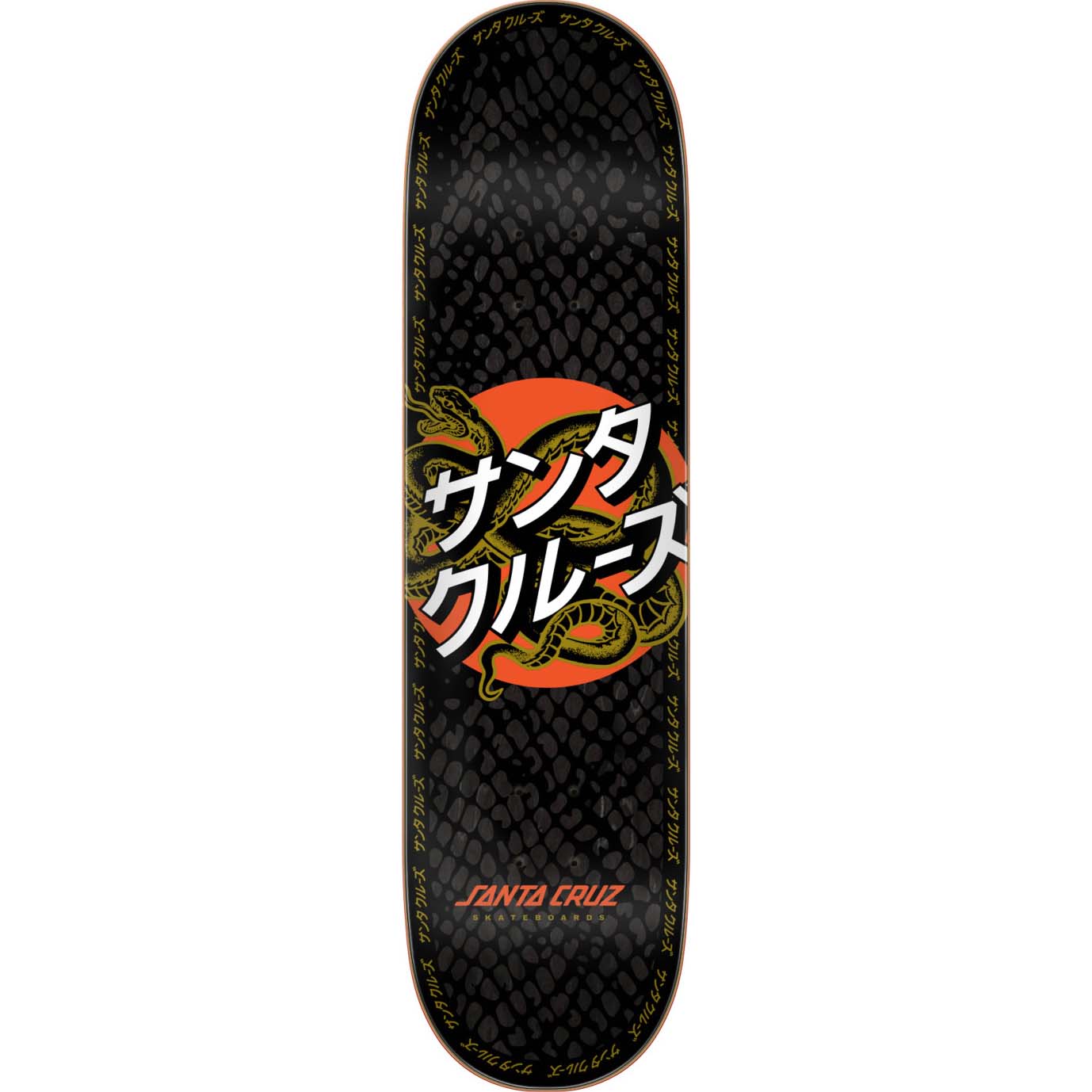 Santa Cruz Japanese Snake Dot Skateboard Deck 8.25"