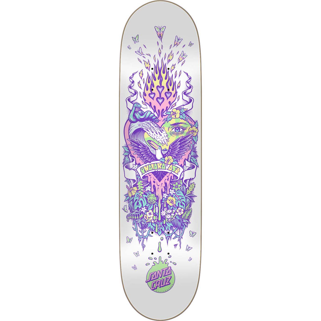 Santa Cruz Pro VX Paradise Skateboard Deck - Asp 8"