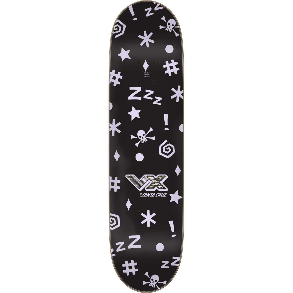 Santa Cruz VX Fever Dream Skateboard Deck - Asta 8"