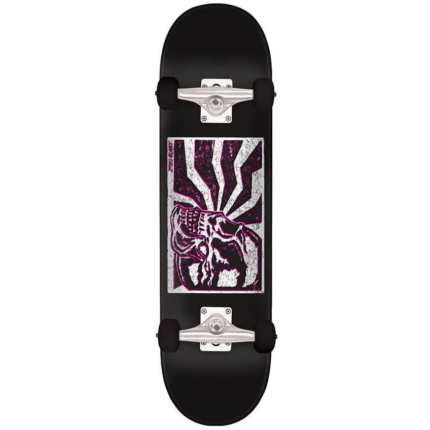 Santa Cruz Skull Block Complete Skateboard - 8''
