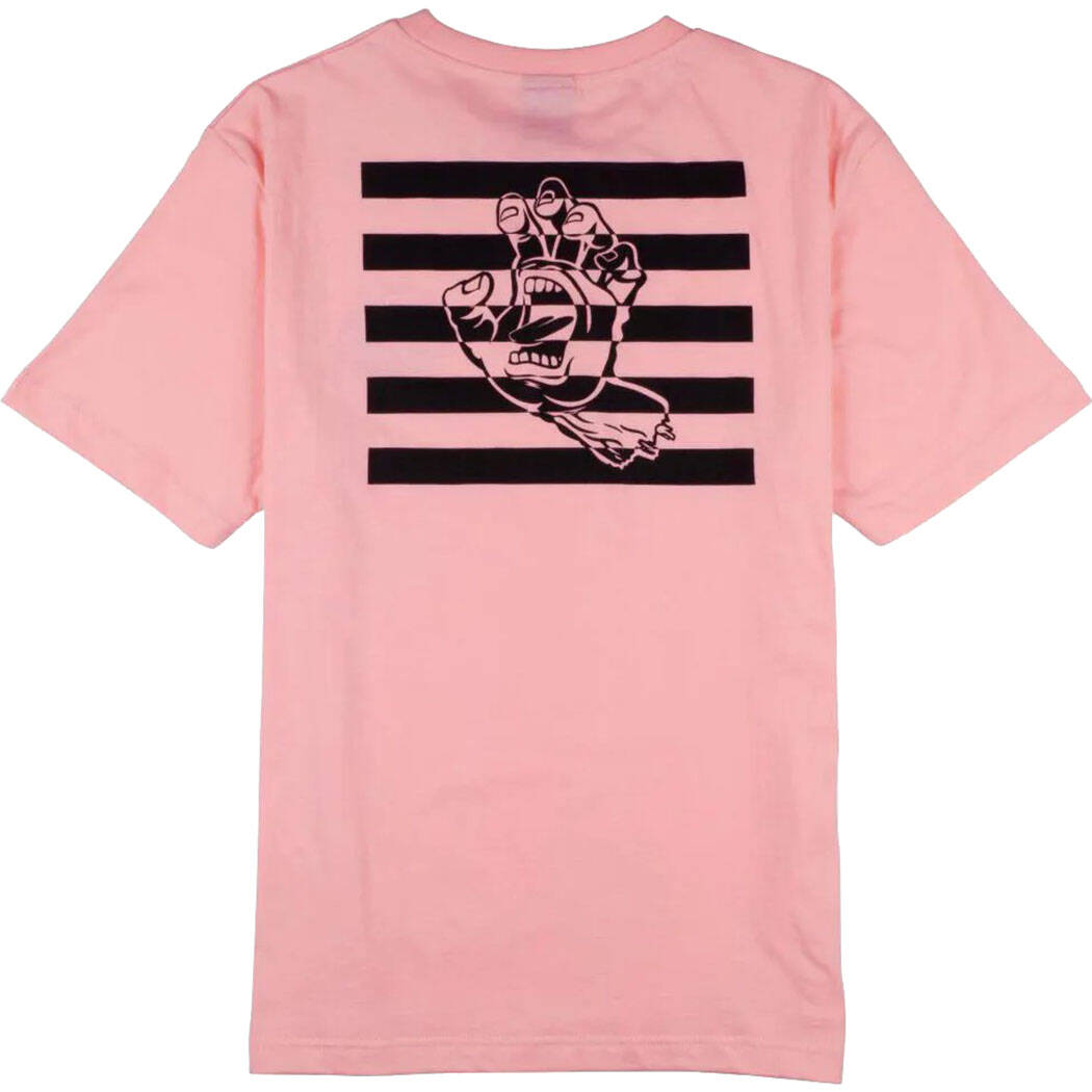 Santa Cruz Strobe Hand Womens T Shirt - Candy Pink
