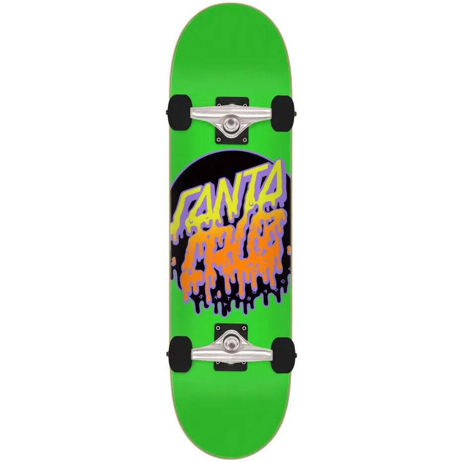 Santa Cruz Rad Dot Micro Complete Skateboard - Green 7.5''