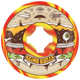 Santa Cruz Slime Balls Jeremy Fish Burger Speed Balls 99a Skateboard Wheels - Multi 56mm