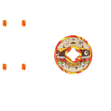 Santa Cruz Slime Balls Jeremy Fish Burger Speed Balls 99a Skateboard Wheels - Multi 56mm