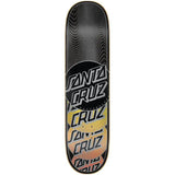 Santa Cruz Transcend Stack VX Skateboard Deck - Black 8''