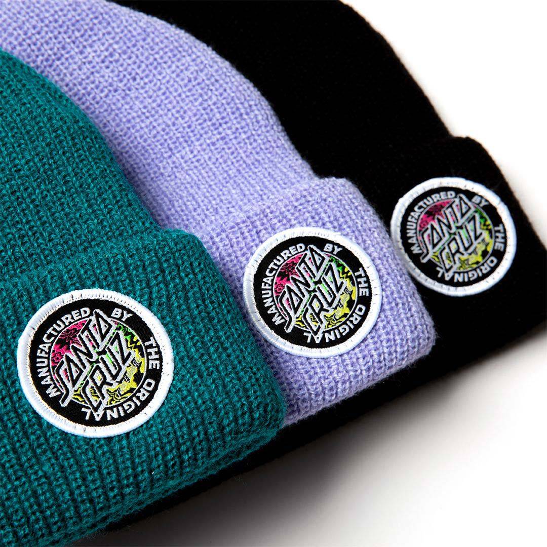 Santa Cruz Acidic MFG Dot Beanie - Black
