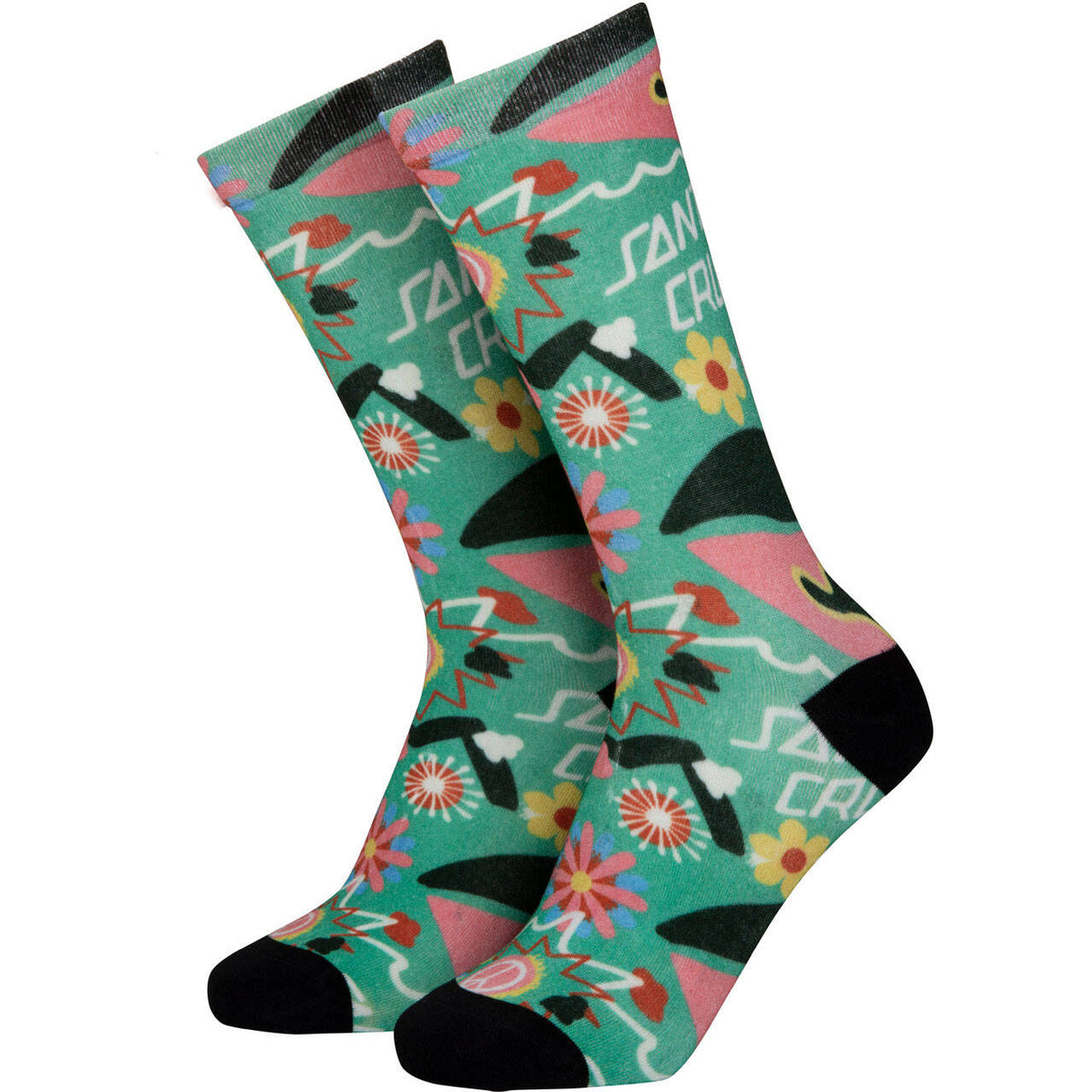 Santa Cruz Breakers Scribble Socks - Multi