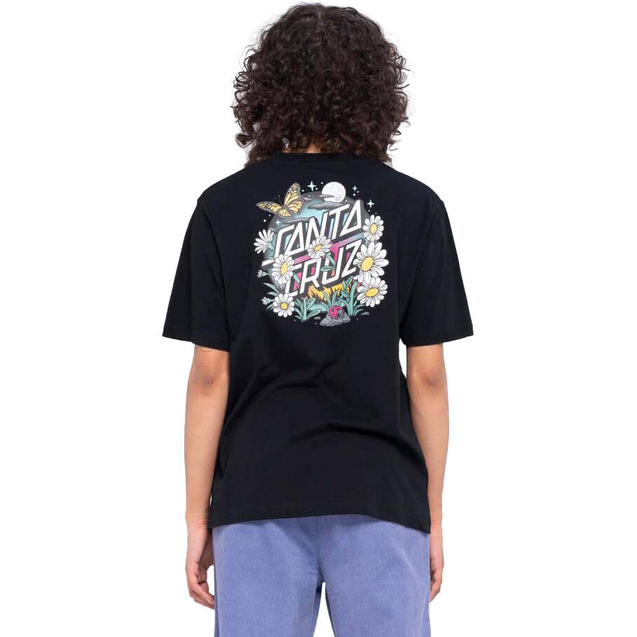 Santa Cruz Daisy Moon Dot Womens T Shirt - Black