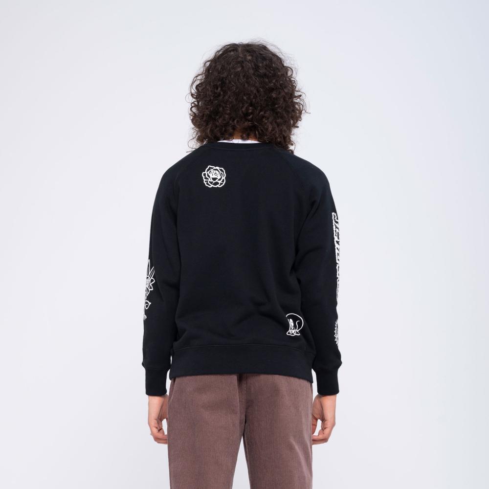Santa Cruz SC Garden Womens Crew - Black