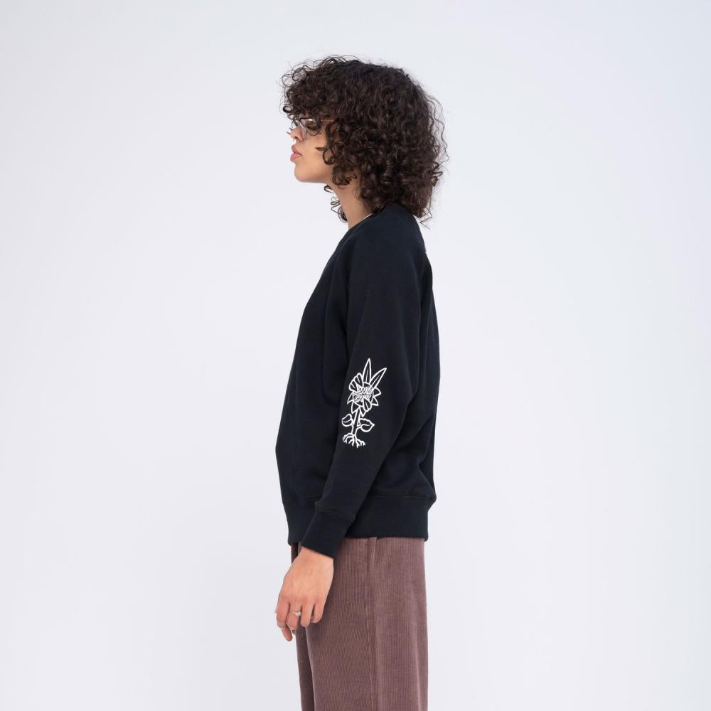 Santa Cruz SC Garden Womens Crew - Black