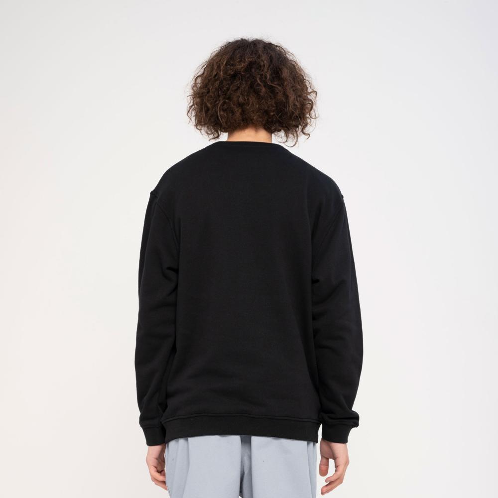 Santa Cruz Screaming Hand Divide Front Crew - Black