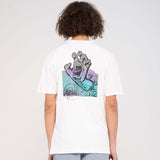 Santa Cruz Screaming Hand Divide T Shirt - White