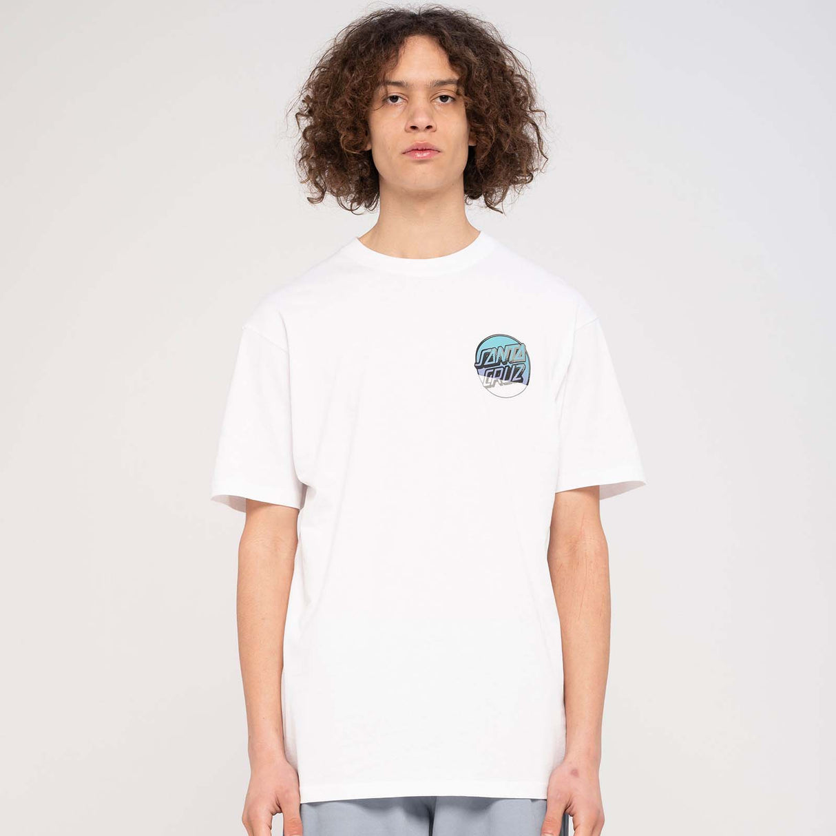 Santa Cruz Screaming Hand Divide T Shirt - White