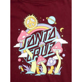 Santa Cruz Once Upon A Dot Womens T Shirt - Dark Cherry