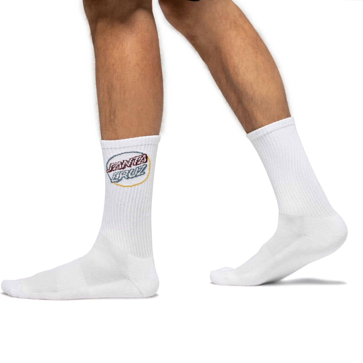Santa Cruz Opus In Colour Socks - White