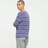 Santa Cruz Other Dot Chest Long Sleeve T Shirt - Violet Stripe