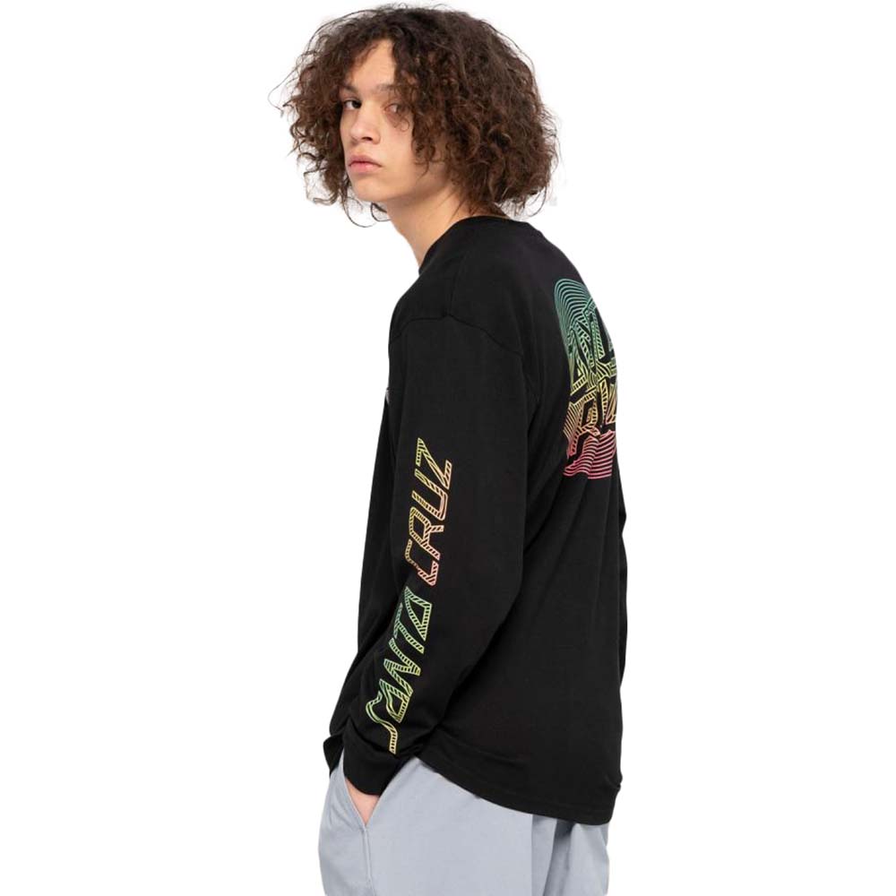 Santa Cruz Most Radiant Dot Longsleeve T Shirt - Black
