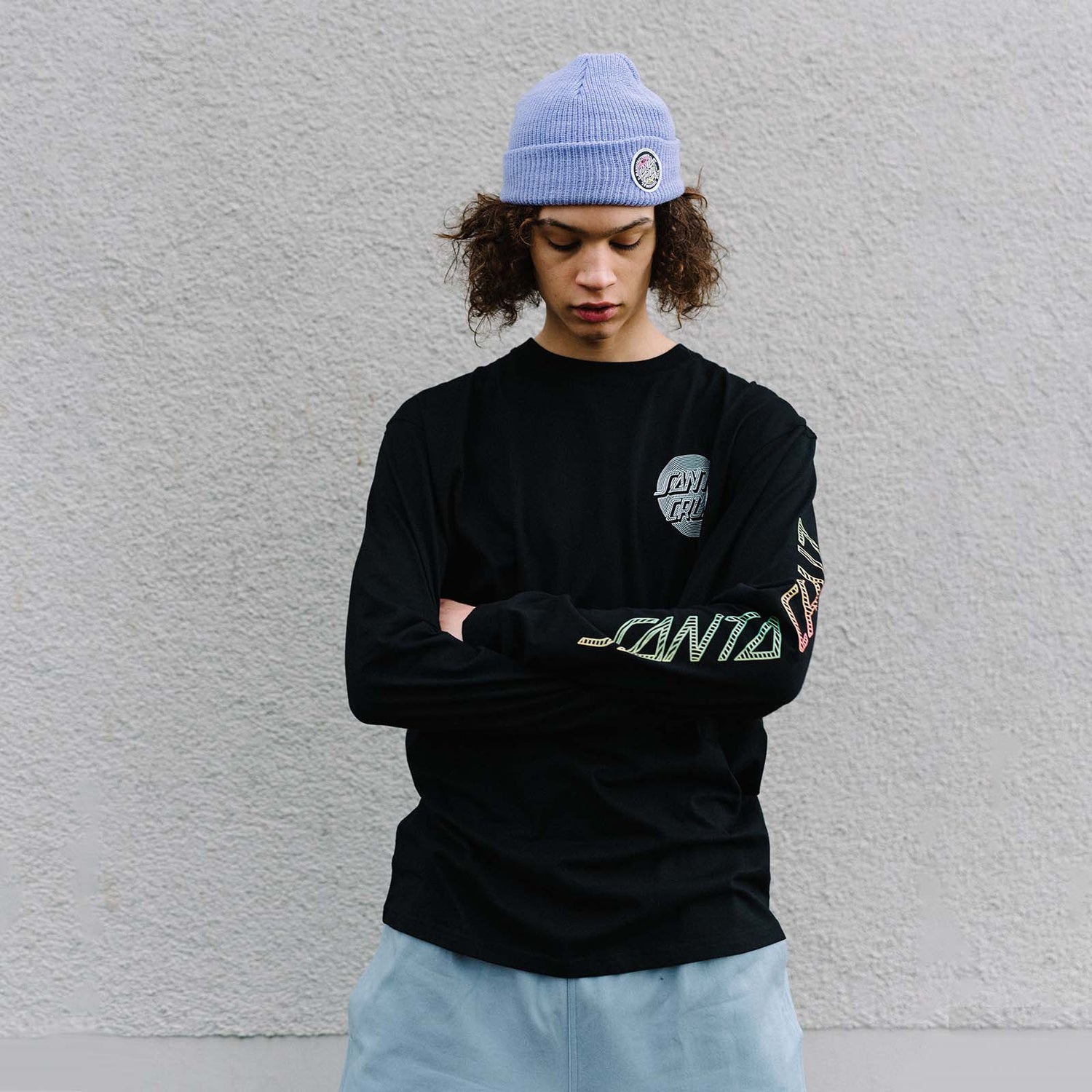 Santa Cruz Most Radiant Dot Longsleeve T Shirt - Black