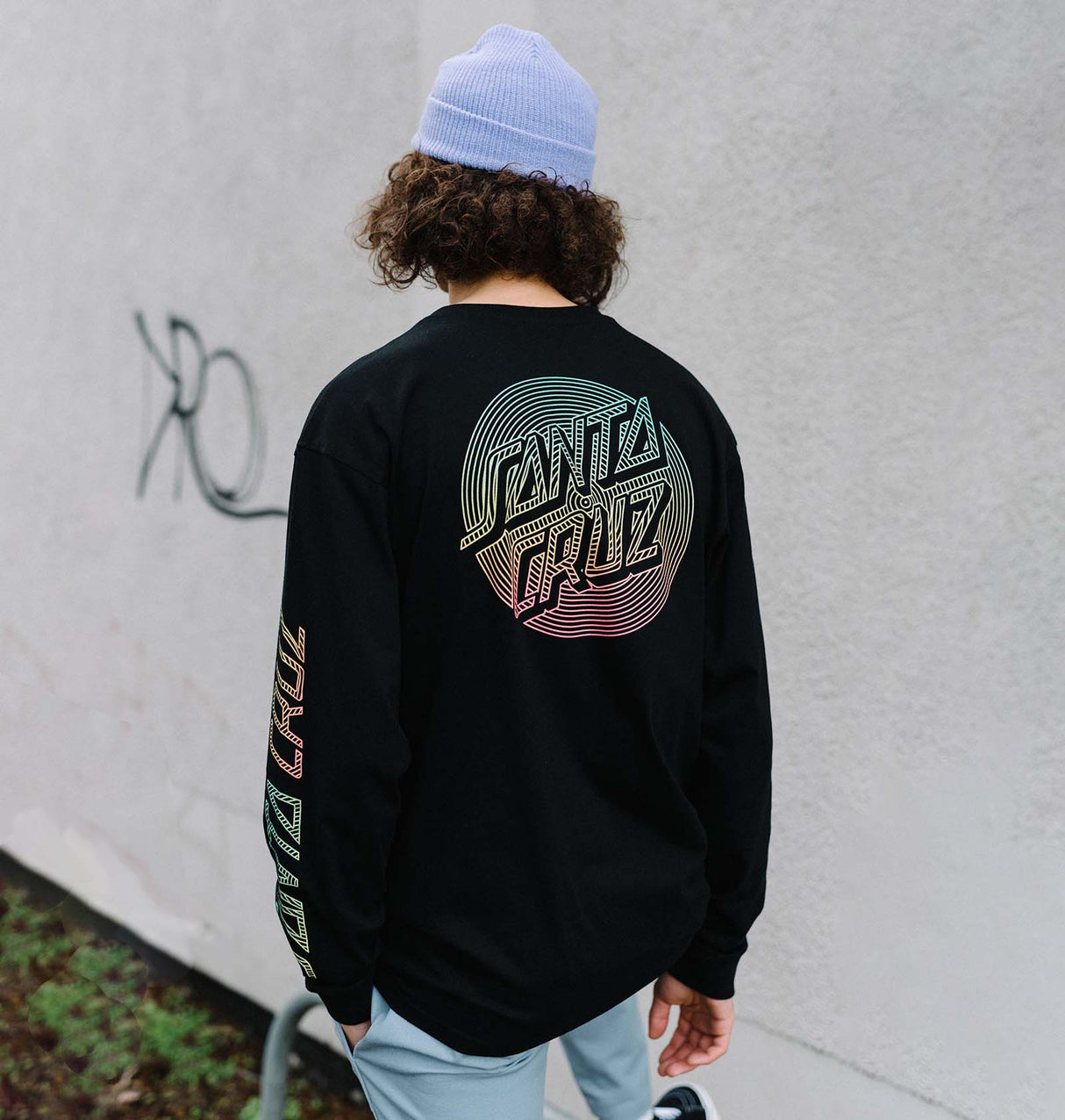 Santa Cruz Most Radiant Dot Longsleeve T Shirt - Black