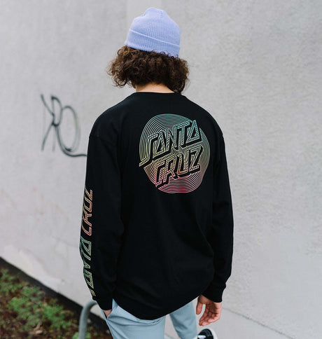 Santa Cruz Most Radiant Dot Longsleeve T Shirt - Black