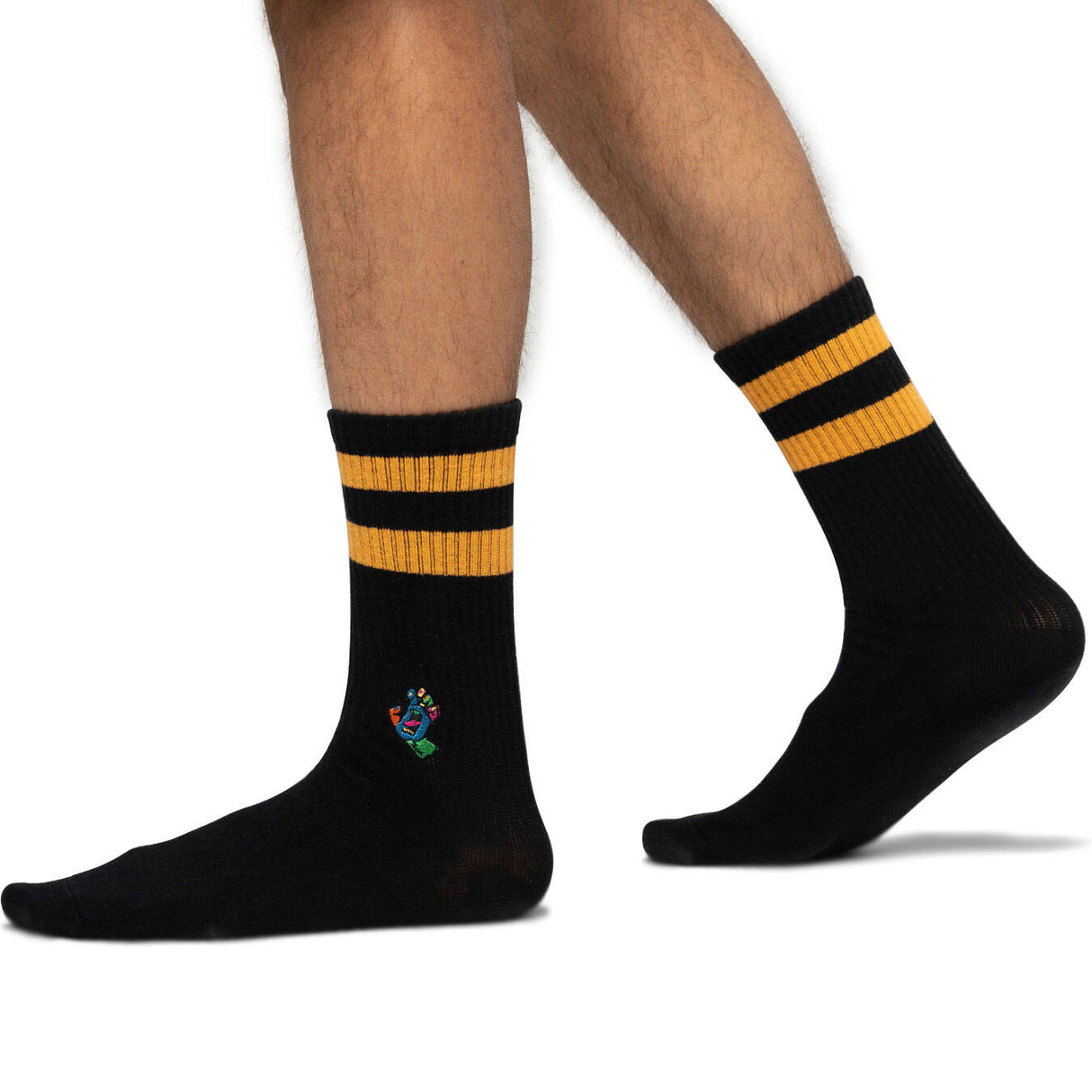 Santa Cruz Screaming Hand Fusion Socks - Black